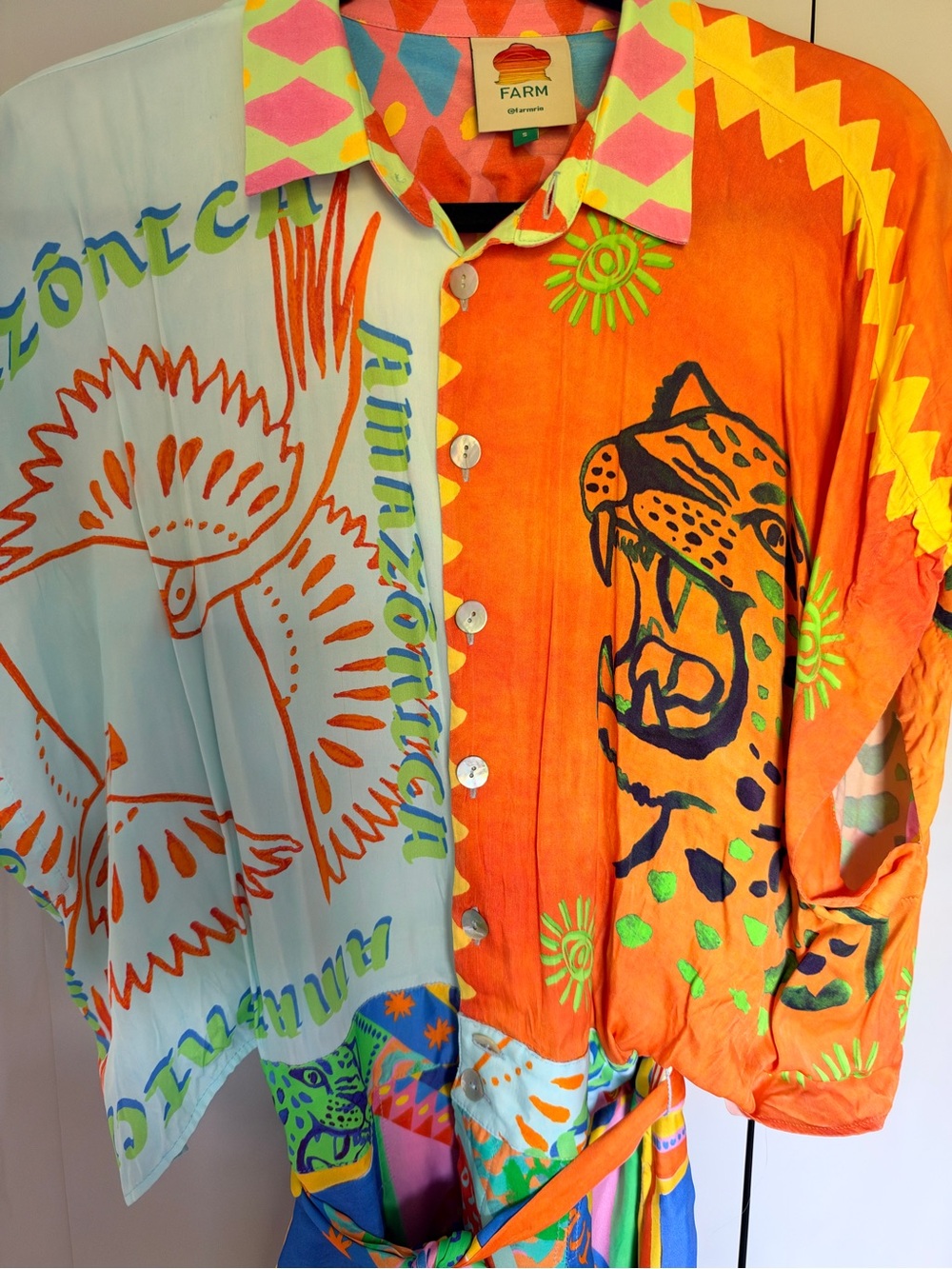 FARM Rio Multicolor Wide-Leg Printed Jumpsuit - Picture 3 of 3